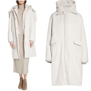 Vince faux fur trim puffer coat
